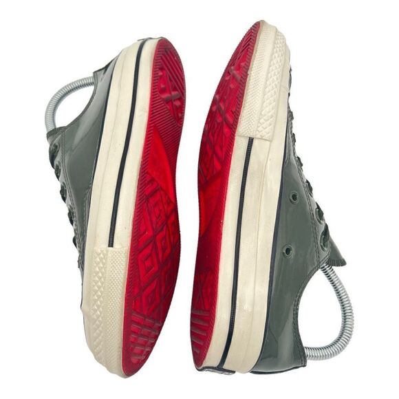 Converse Chuck 70 Green Patent Leather Ox Sneakers Women’s 7 Men 5 Unisex - Picture 7 of 11